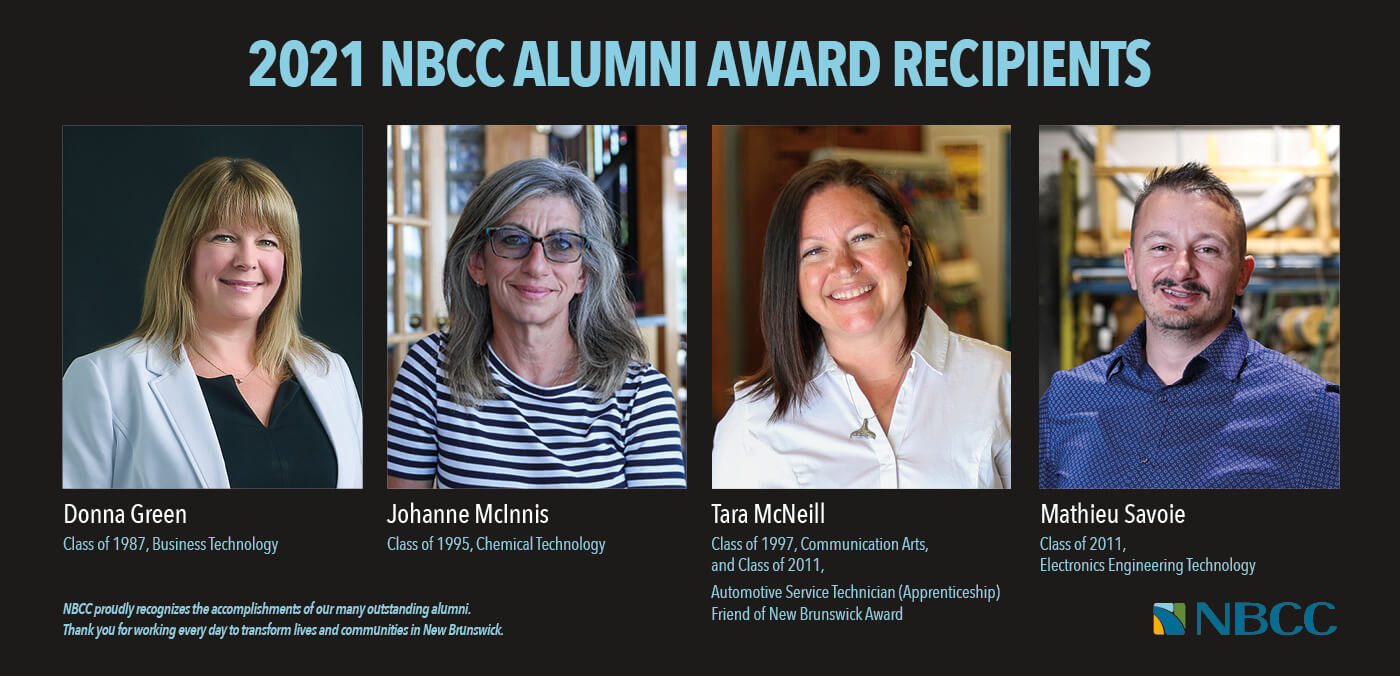 NBCC Alumni Award Recipients