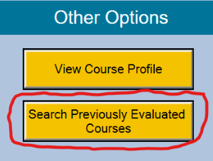 Search previously evaluated courses